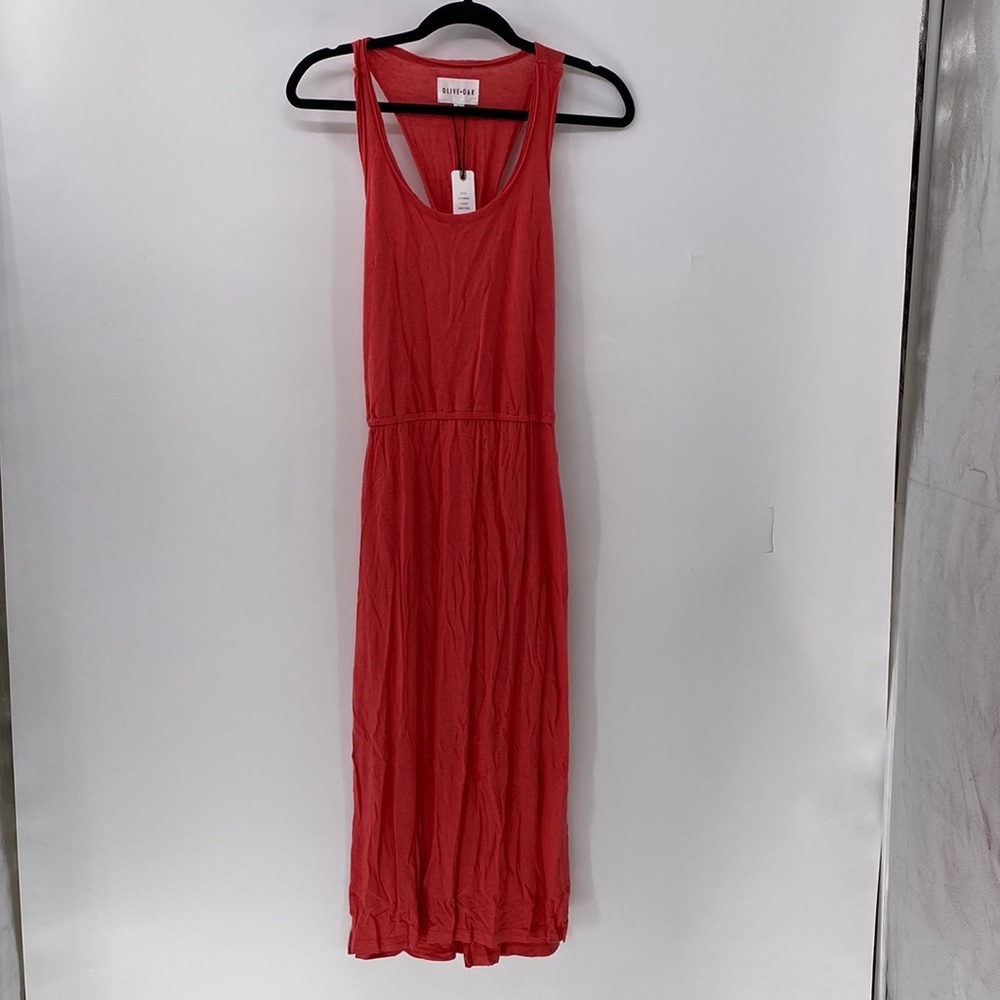 Olive & Oak Red Midi Dress